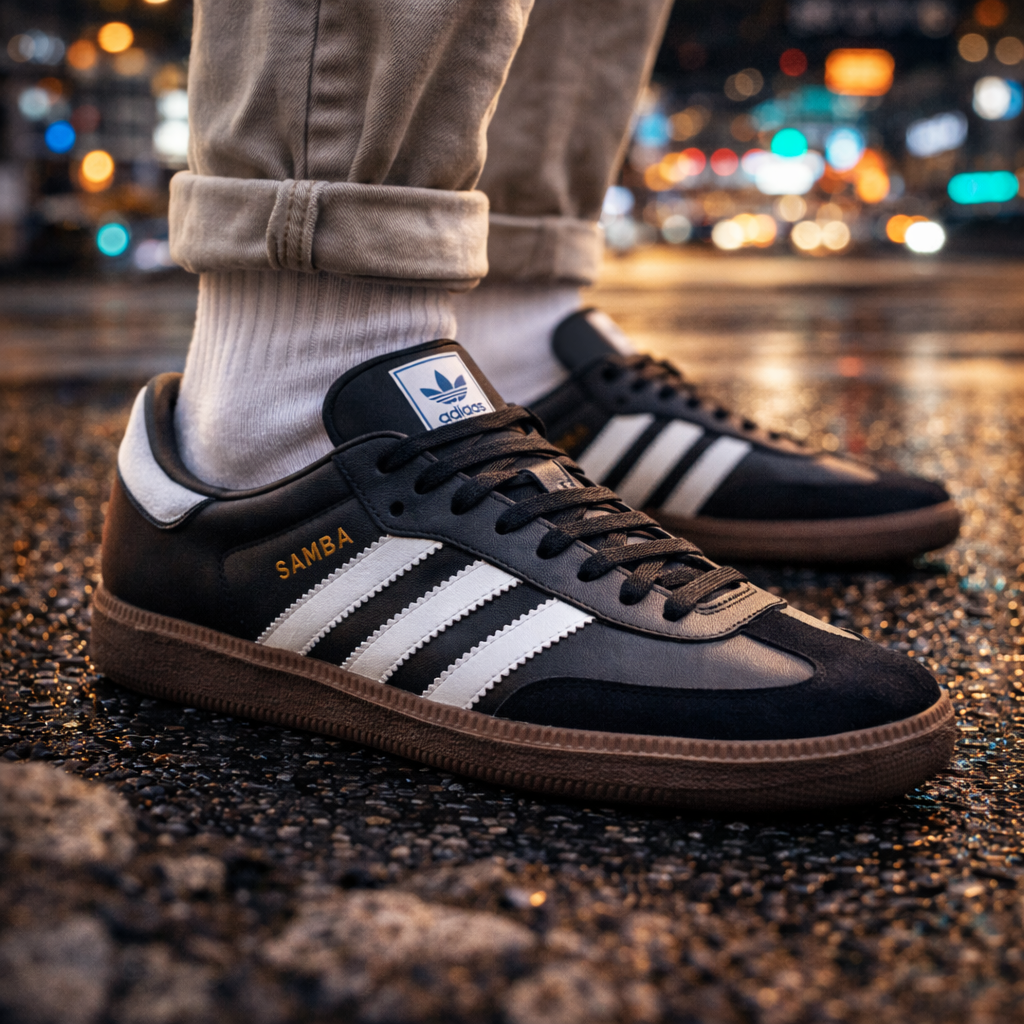 아디다스 착화 이미지